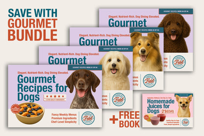 Bundle - Gourmet Recipes (Full 4 Books) + 1 Healthy Add-Ons Book (Juices)