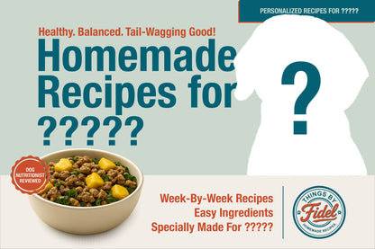 Personalized Dog Recipe Book – Your Dog on the Cover (Coming Soon!)